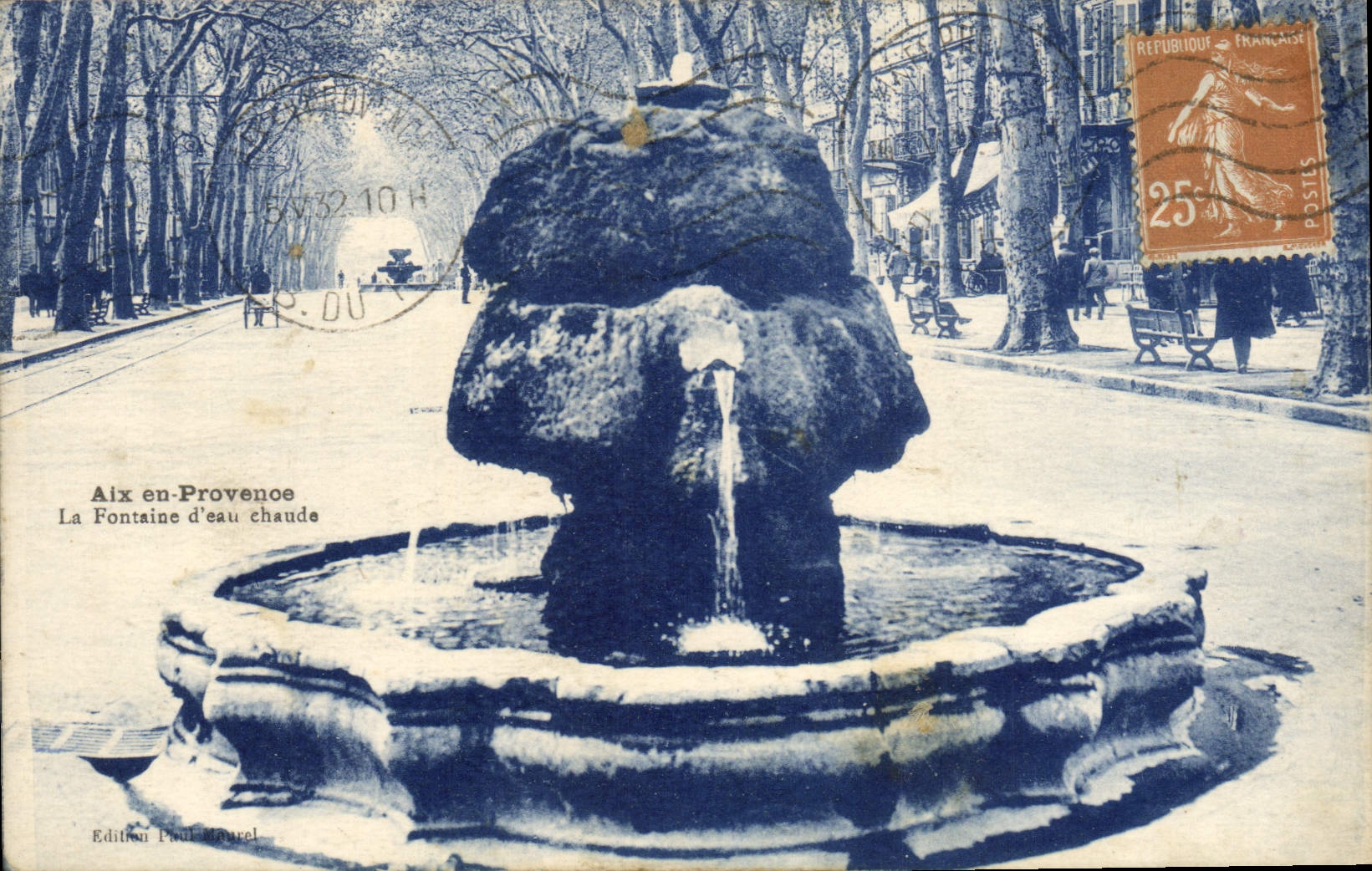 Aix-en-Provence — La Fontaine d'eau chaude — Edition Paul Maurel