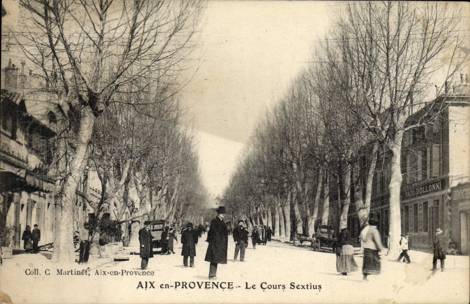 Aix-en-Provence — Le Cours Sextius — Coll. C. Martinet