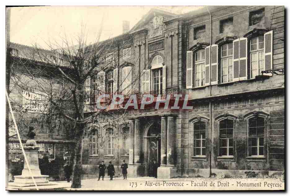 CPA Aix En Provence Faculte De Droit Monument Peyresc