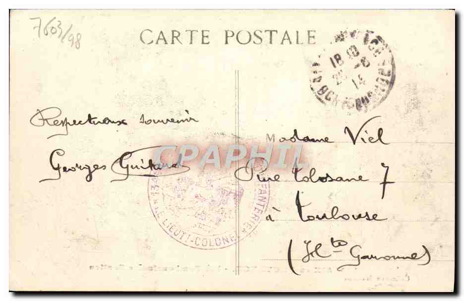 Aix-en-Provence — Tambourinaire Sextien — Collection Jaussaud n°430 — Back