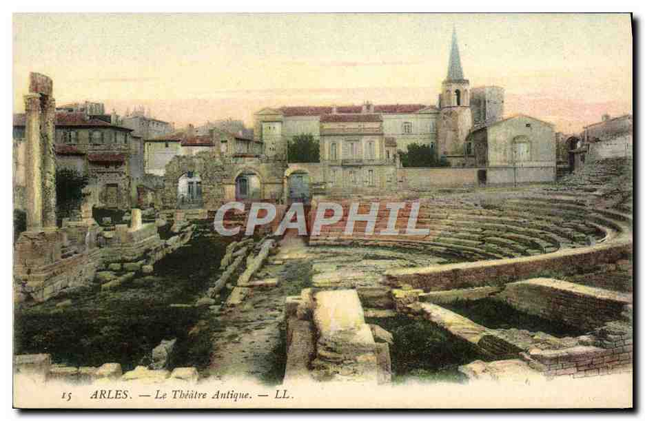 Arles — Le Théâtre Antique — LL. — L’Imprimerie Nouvelle Photographique, Paris