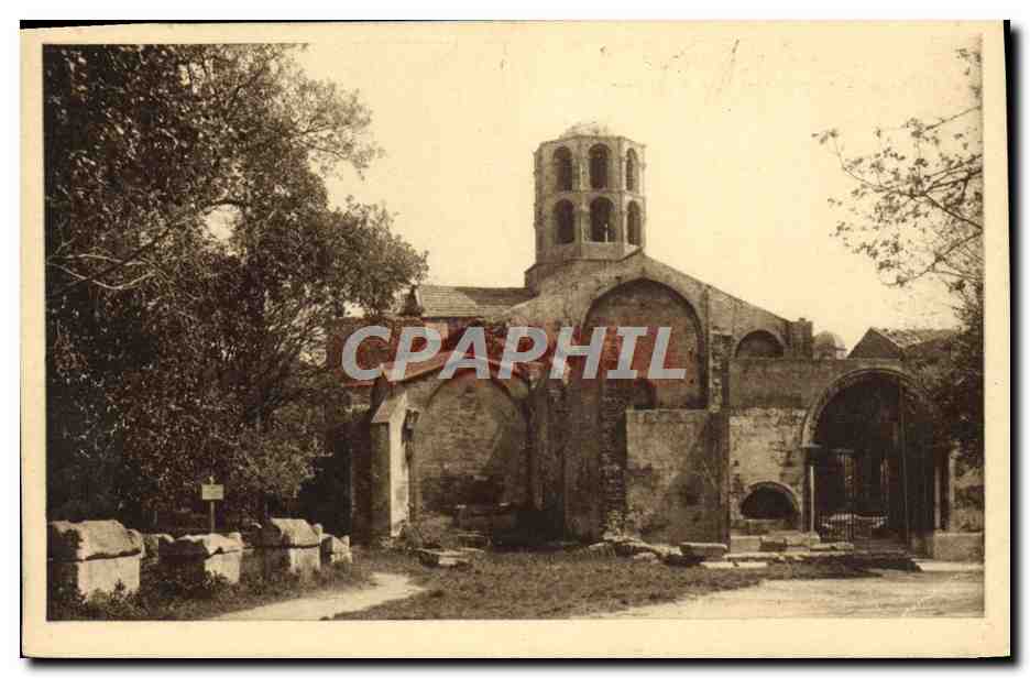 CPA Arles Sur Rhone Chapelle St Honorat des Alyscamps