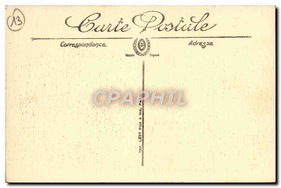 CPA Arles La cathedrale Saint Trophime Le cloitre  — Rückseite