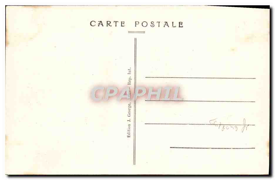 Arles-sur-Rhône - Théâtre Antique - Colonnes Corinthiennes — Édition J. George, Arles — Verso