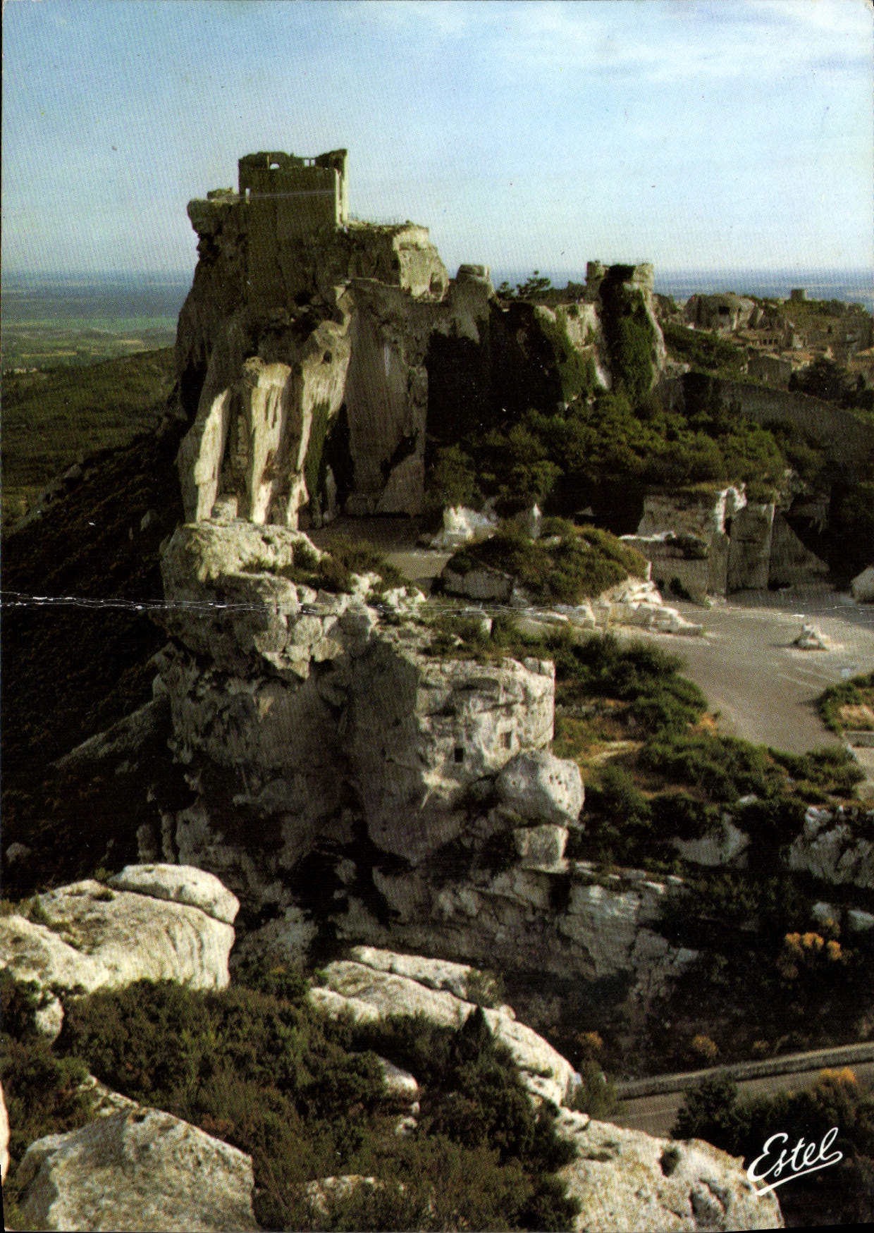 Les Baux-de-Provence — ruines d'un château puissant — Estel, n° 11.919 Z