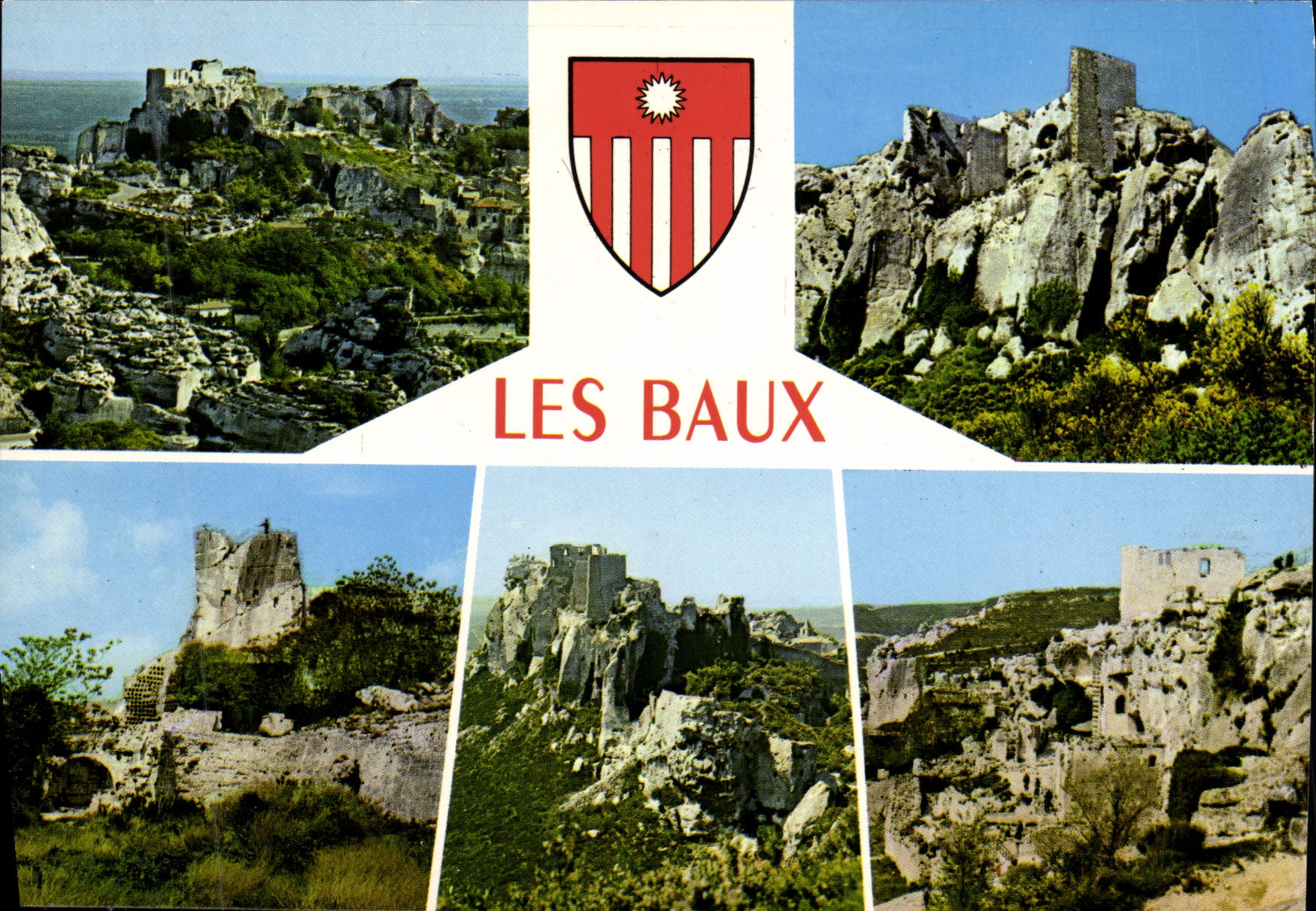Les Baux — vue panoramique et vestiges médiévaux — Éditions S.E.P.T. - NICE