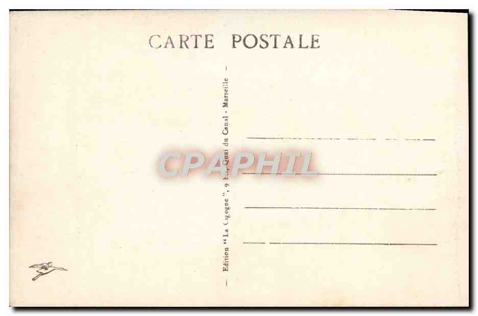 CPA Camp de Carpiagne Vue Generale des baraquements  — Rückseite
