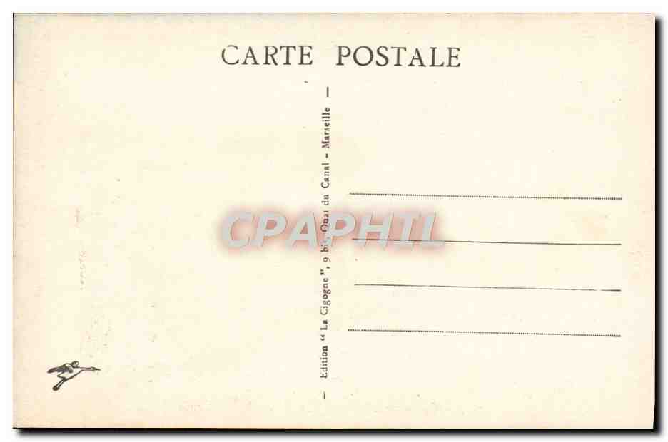 CPA Camp de Carpiagne Ensemble Du Camp Militaria  — Rückseite