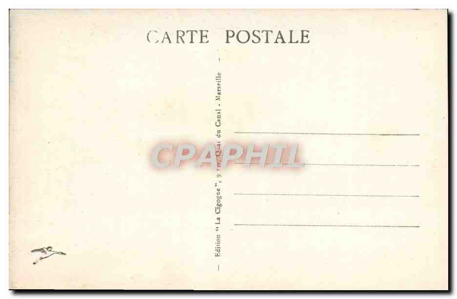 CPA Camp de Carpiagne Les Baraquements Militaria  — Rückseite