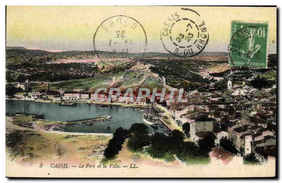CASSIS — Le Port et la Ville — LL. — Éditeur LL.