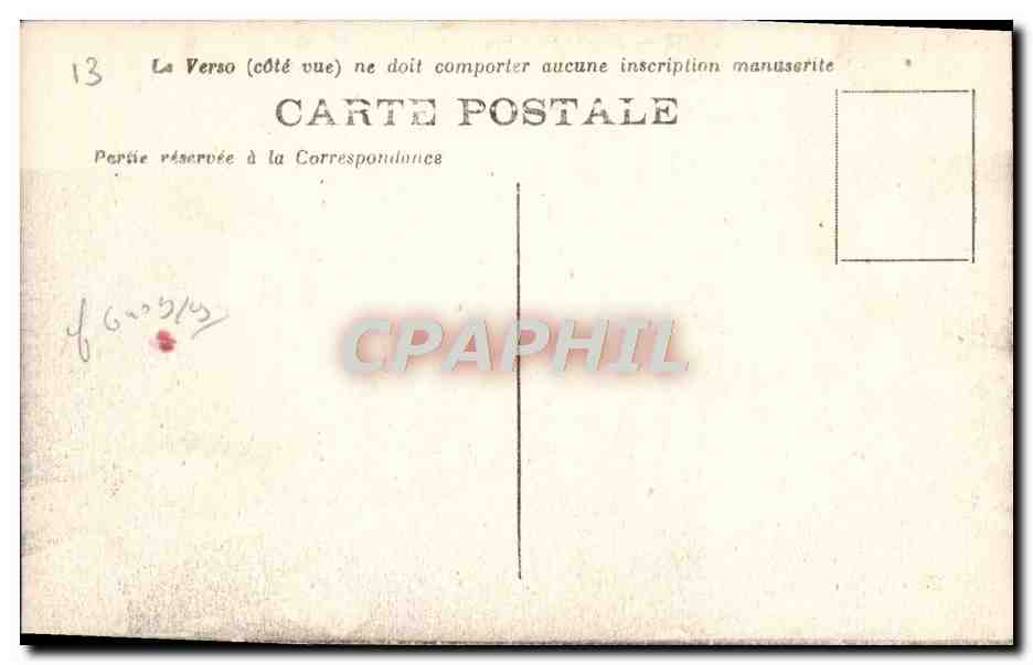 CPA Istres Bords de L'Etang de Berre — Rückseite