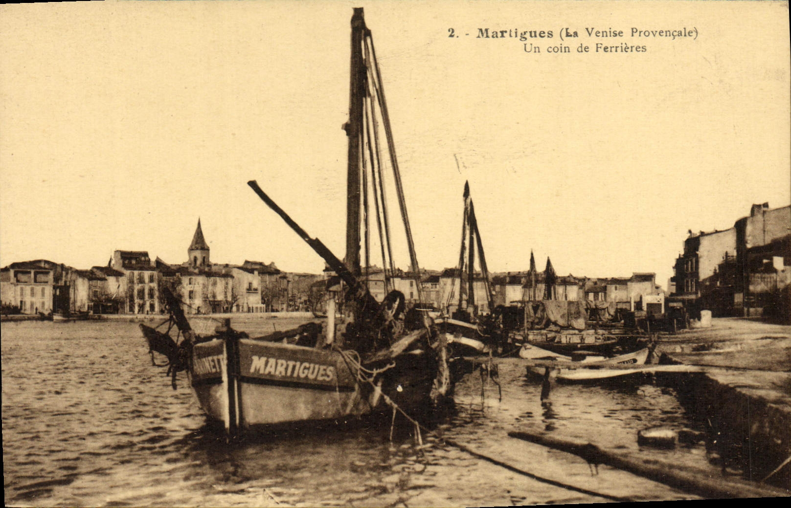 Martigues (La Venise Provençale) — Un coin de Ferrières — A. Tardy, Photo-Edit. Marseille