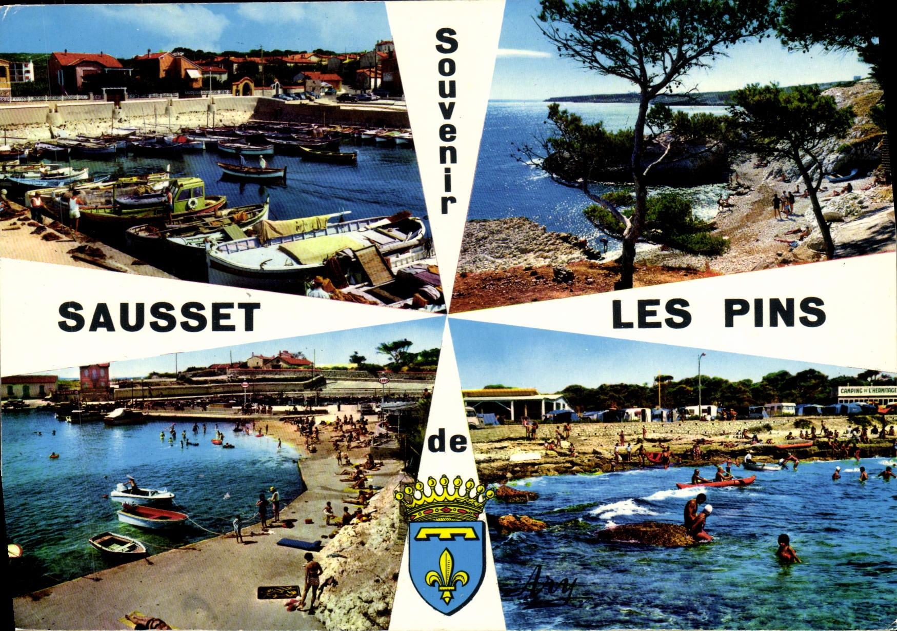 Sausset — Les Pins — Souvenir de