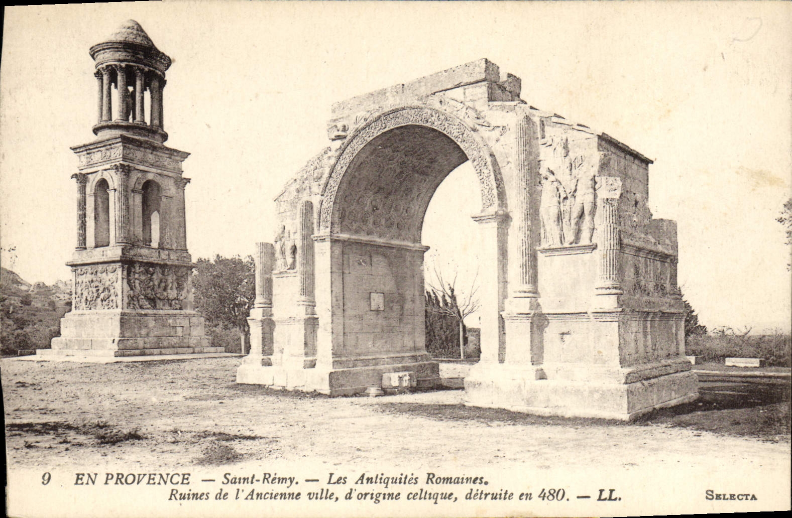 Saint-Rémy — Ruine dell'Antica Città, di origine celtica, distrutta nel 480 — Selecta