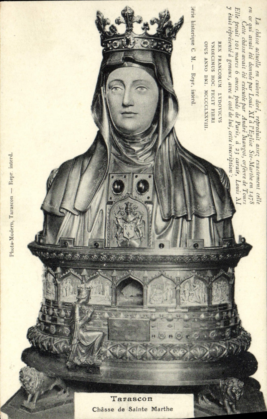 CPA Tarascon Chasse de Sainte Marthe 