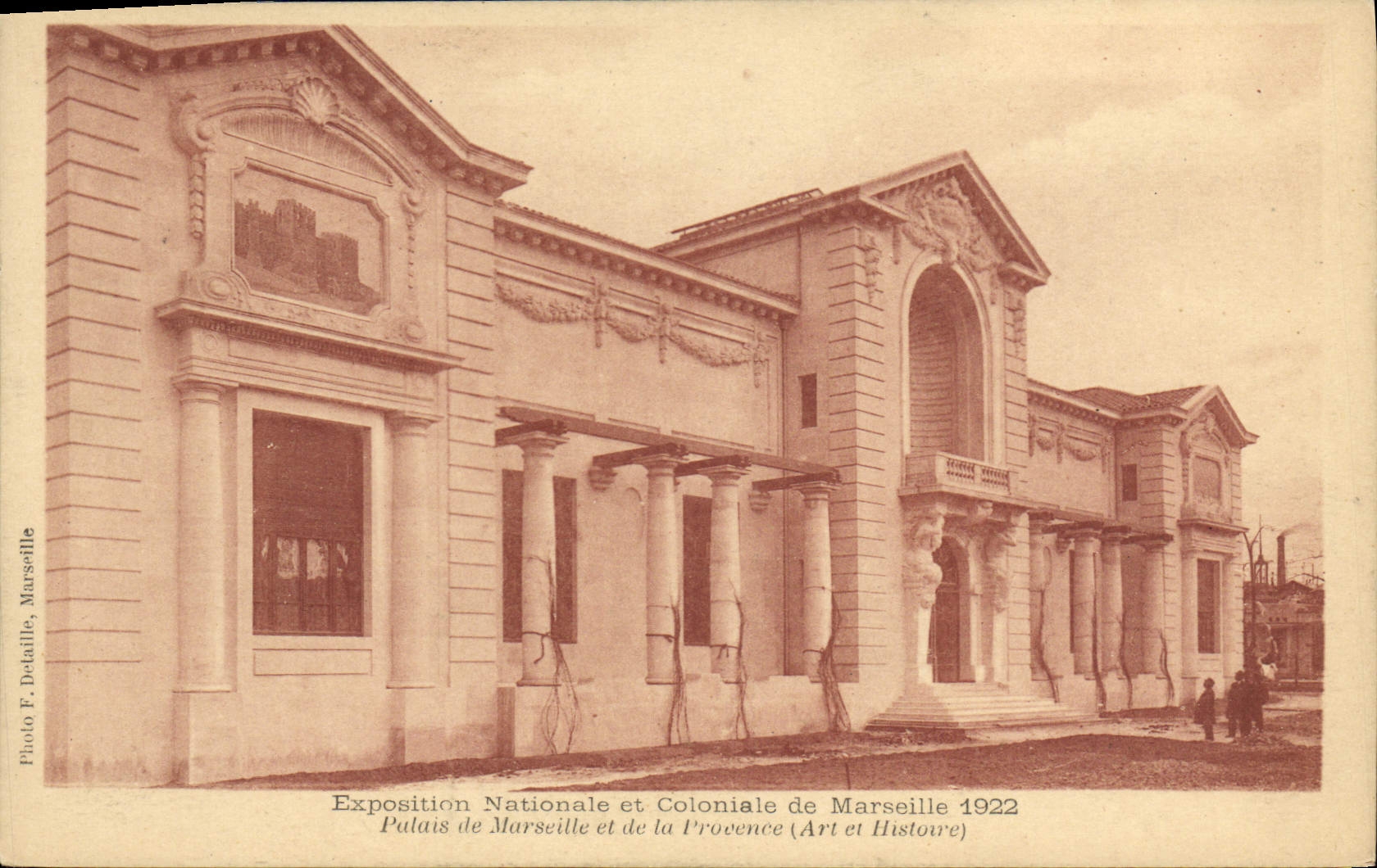 CPA Marseille Exposition nationale et coloniale 1922 palais de Marseille et de la Provence 