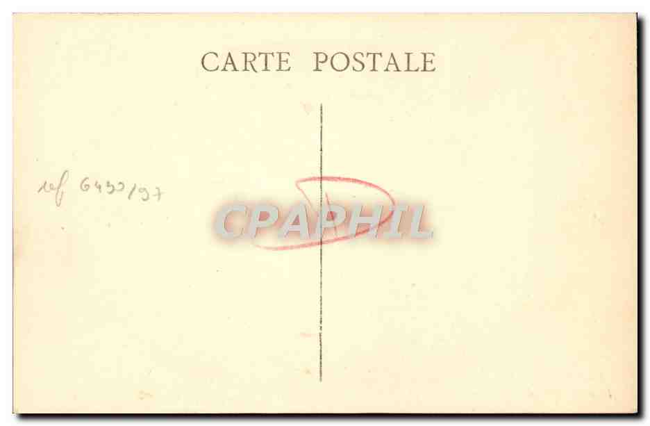 CPA Marseille Le Fort St Jean  — Verso