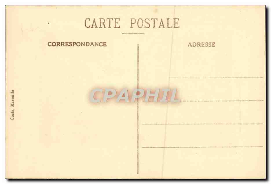 CPA Marseille Notre Dame de la Garde — Verso