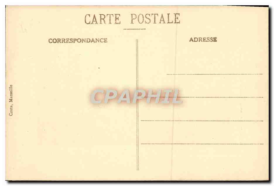CPA Marseille Le Vieux Port — Verso