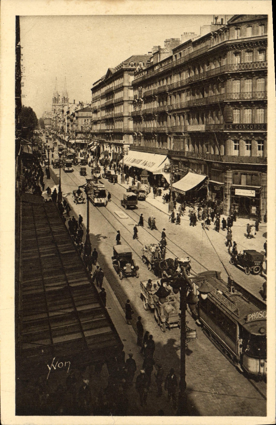 CPA Marseille La Cannehiere Tramway