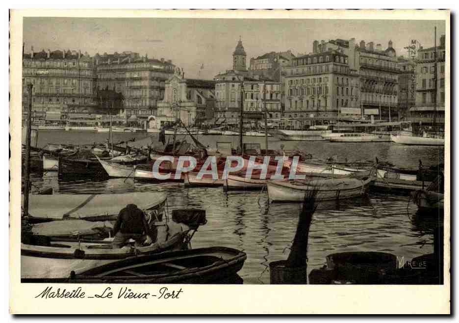 CPA Marseille Le vieux port