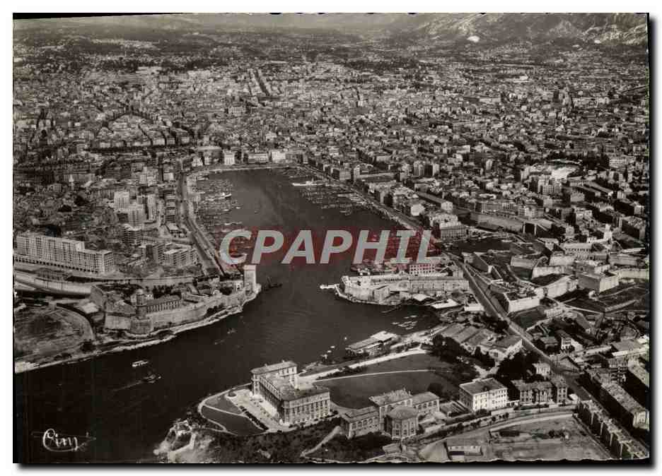 CPM Marseille Vue Generale Vieux port
