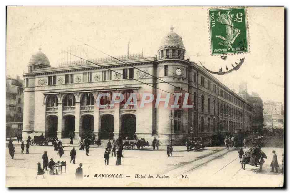 CPA Marseille Hotel des Postes