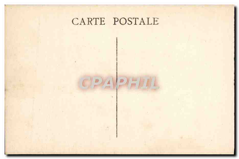 CPA Marseille La Canebiere — Verso