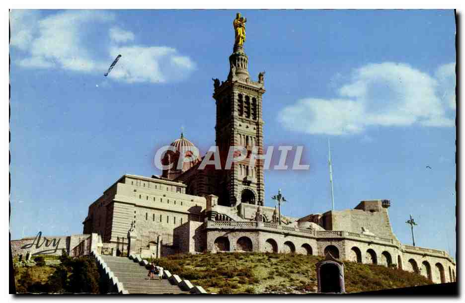 CPM Marseille Basilique de Notre Dame de la Garde