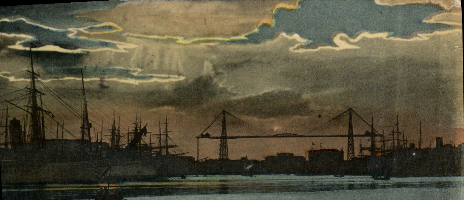 CPA Marseille Coucher de Soleil