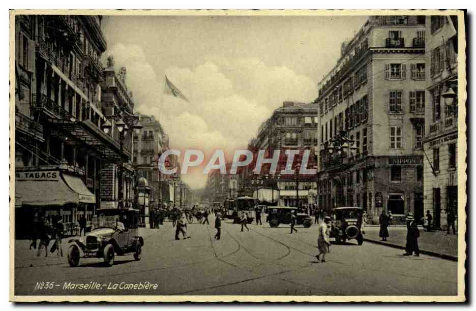 CPA Marseille La Canebiere 