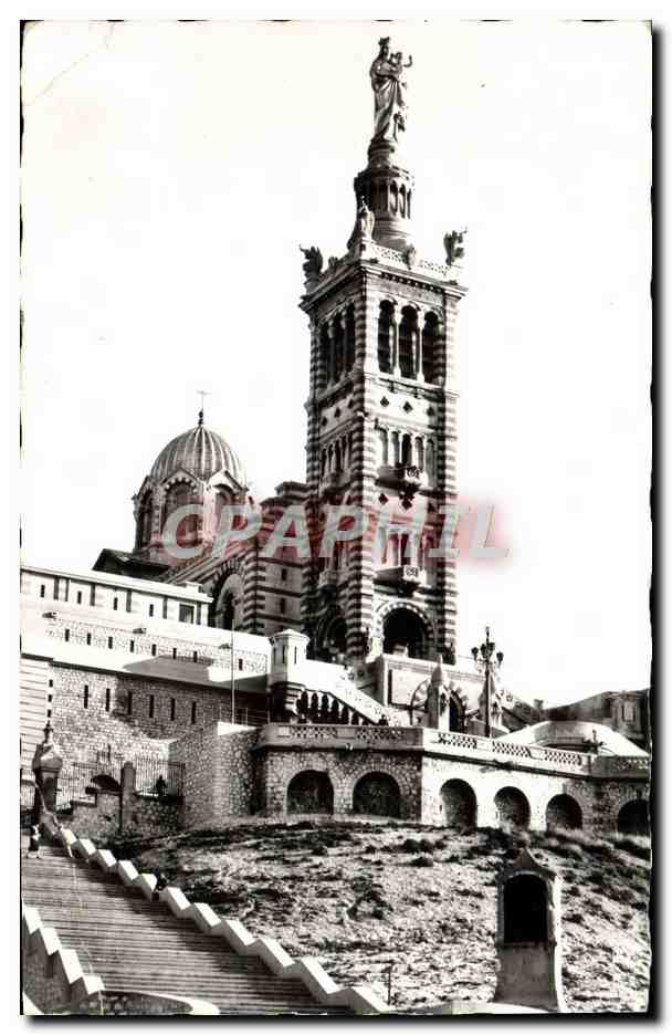 CPA Marseille Basilique Notre Dame de la Garde 