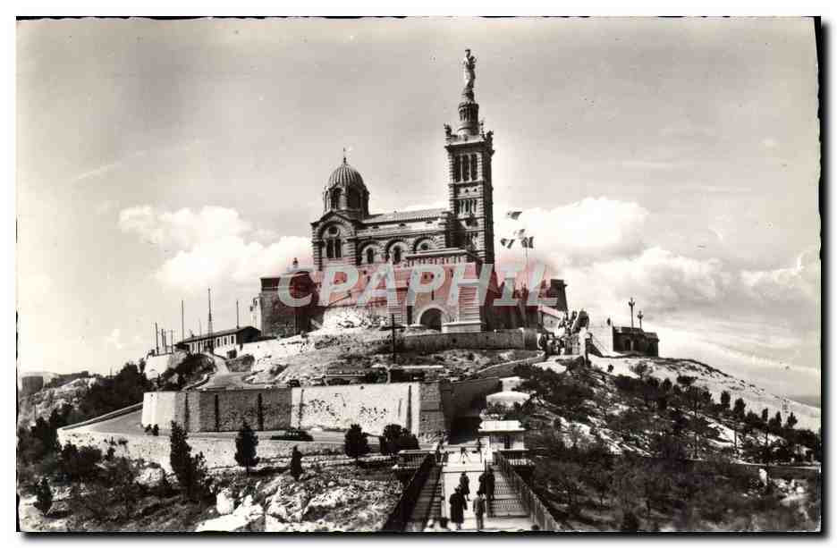 CPM Marseille Basilique N D de la Garde 
