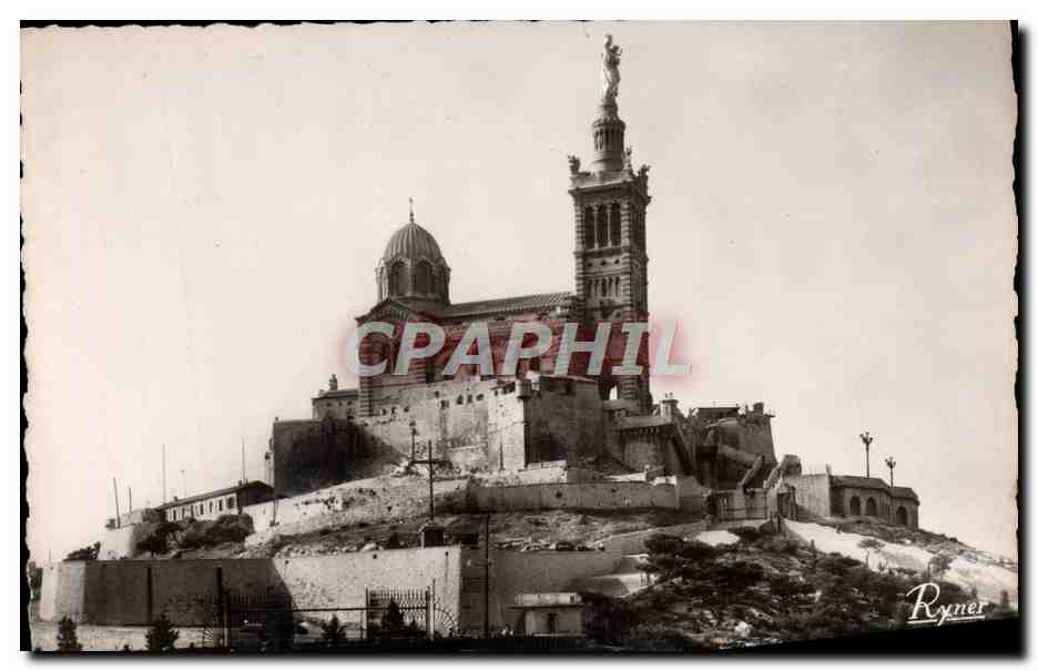 CPM Marseille Basilique de N D de la Garde 