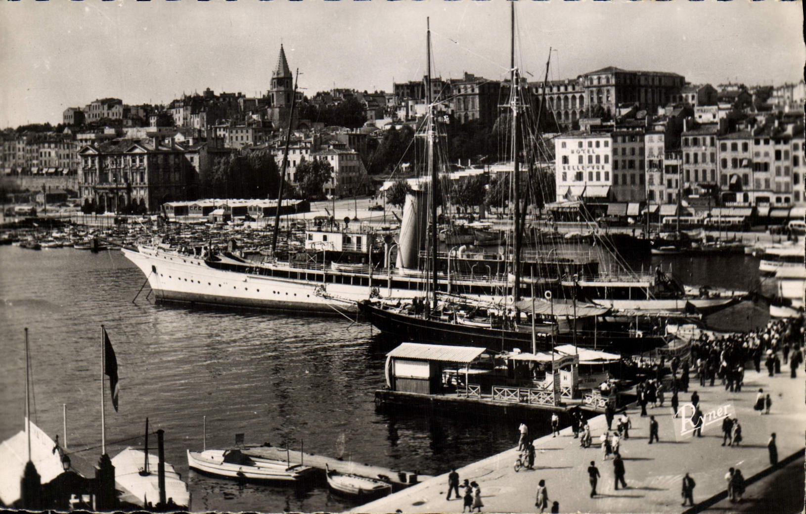CPM Marseille Le Vieux Port Bateaux
