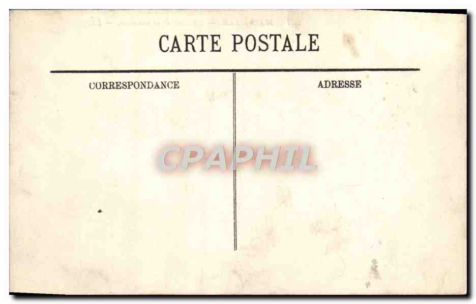 CPA Marseille Un Coin de la Corniche  — Rückseite