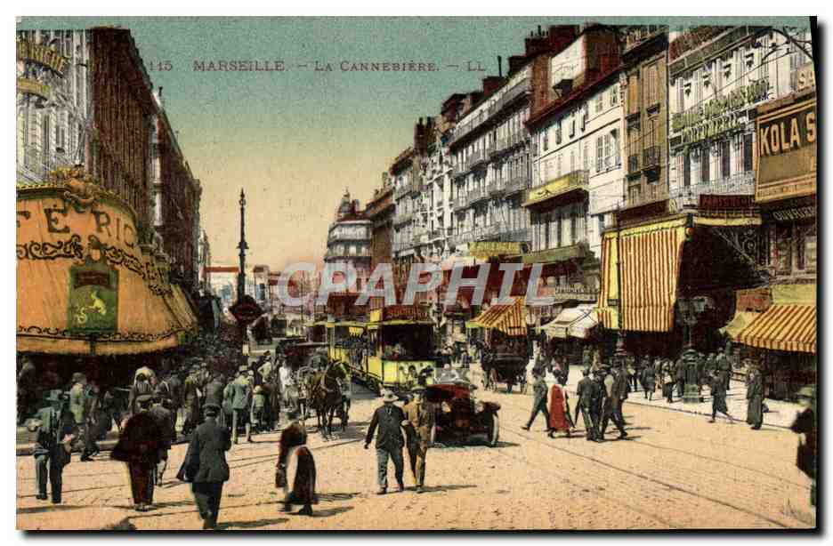 CPA Marseille La Cannebiere 
