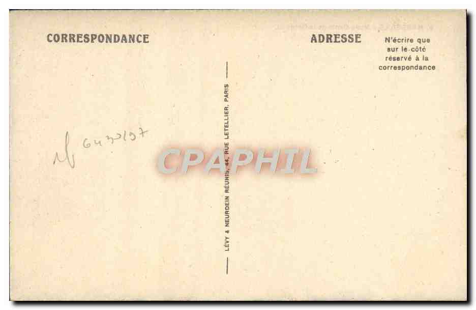 CPA Marseille Notre Dame de la Garde  — Verso