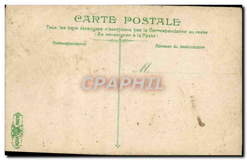 CPA Marseille Un coin du grand marche  — Rückseite