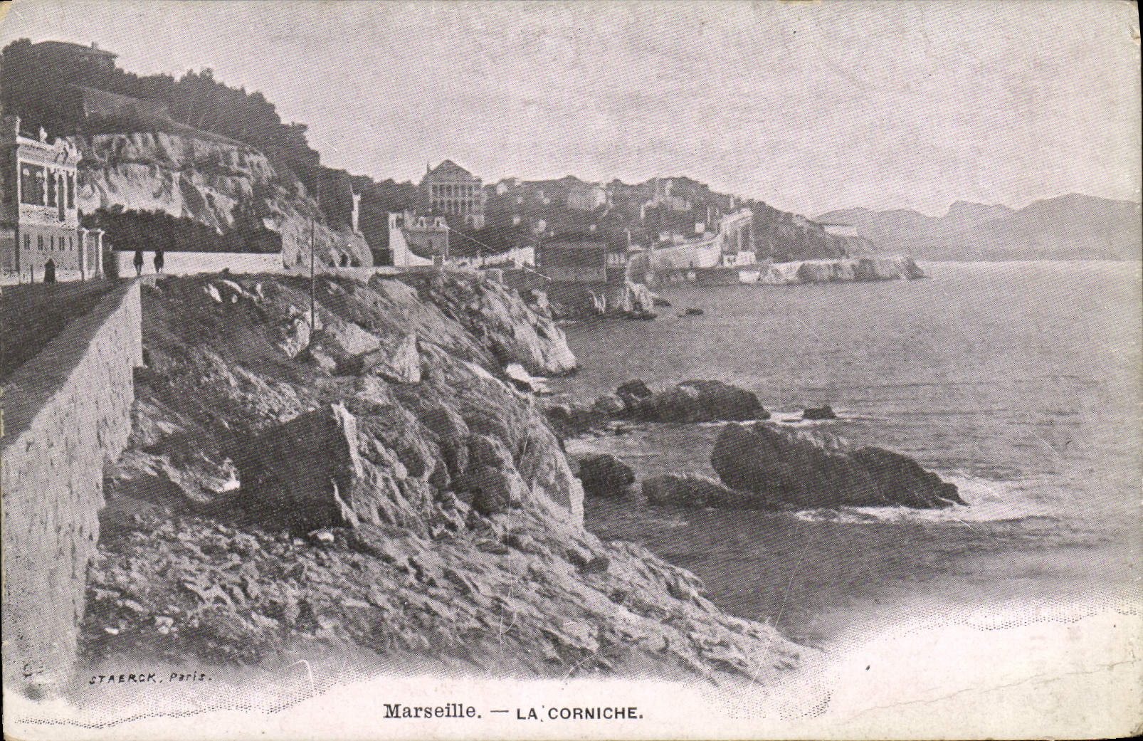 CPA Marseille La Corniche 