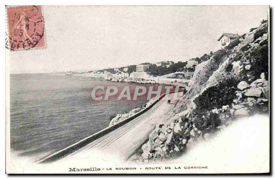 CPA Marseille Le Roubion Route de La Corniche 