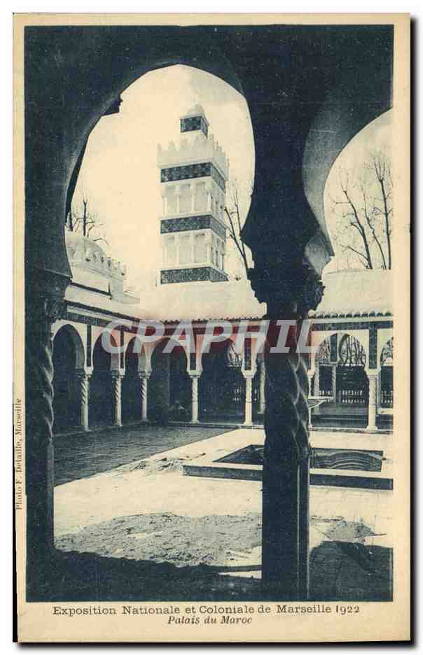 Palais du Maroc — Exposition Nationale et Coloniale de Marseille 1922 — Photo F. Detaille, Marseille