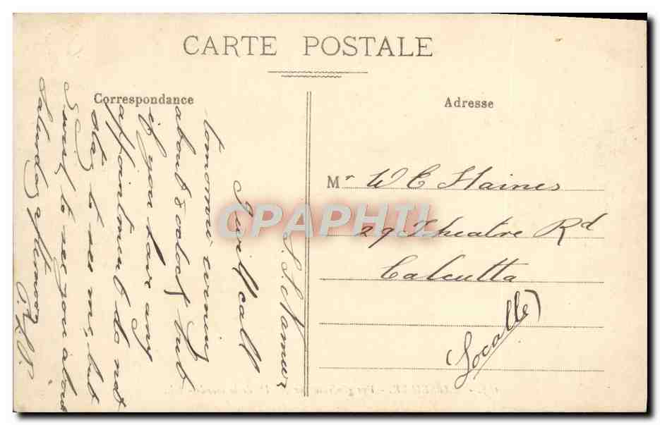 CPA Marseille Vue generale sur N D de la Garde  — Rückseite