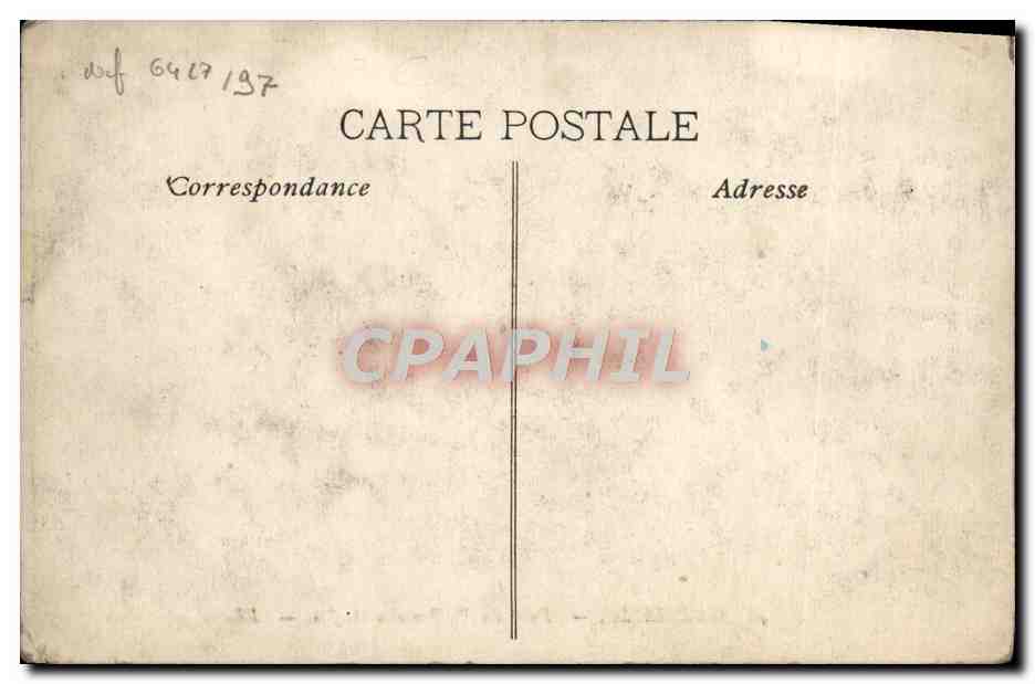 CPA Marseille Pont du Vallon des Auffes  — Rückseite