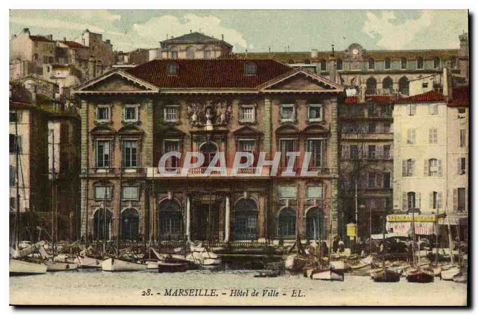 Marseille — Hôtel de Ville — Éditeur EL, n° 28