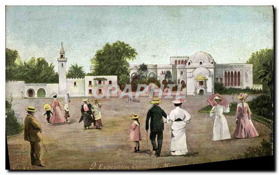 CPA Exposition Nationale et Coloniale de Marseille 1906 Palais de la Tunisie 