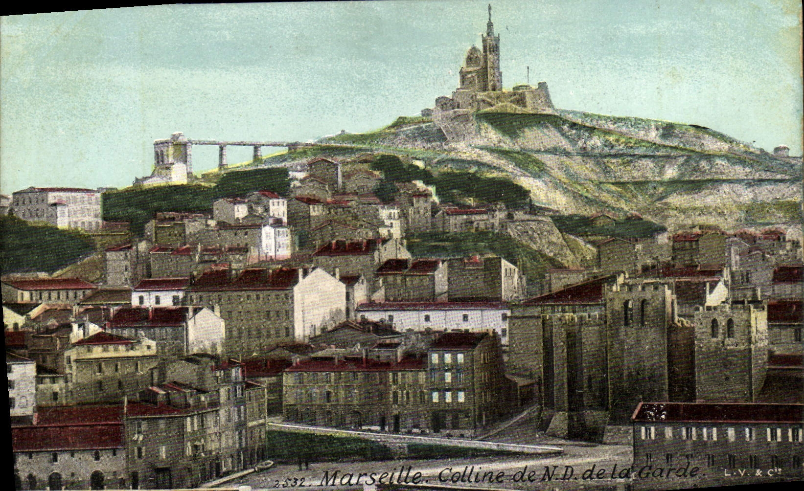 CPA Marseille Colline de N D de la Garde 