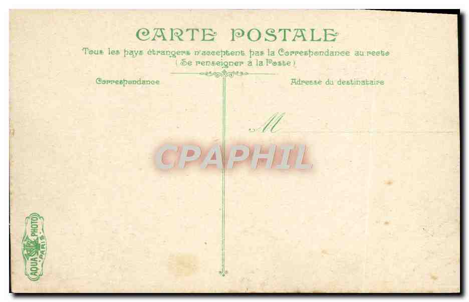 CPA Marseille Colline de N D de la Garde  — Rückseite