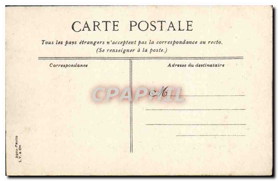 CPA Marseille l'Hotel de Ville  — Rückseite