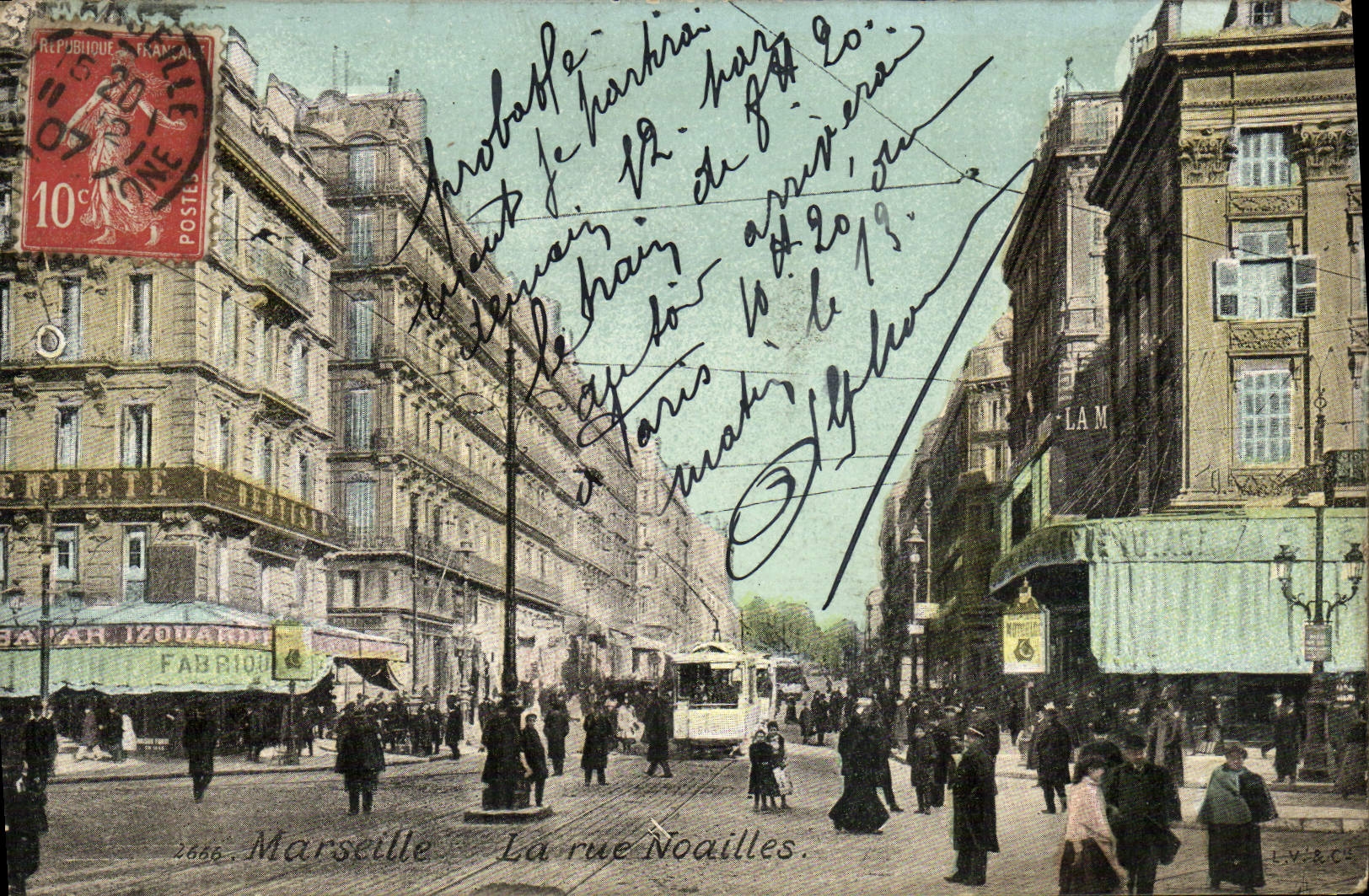 CPA Marseille La rue Noailles 